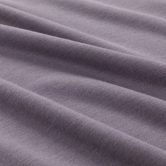 Triumph-Coffee Yarn Warm Series V-neck Top/Morning Gray - Picture 7 of 13